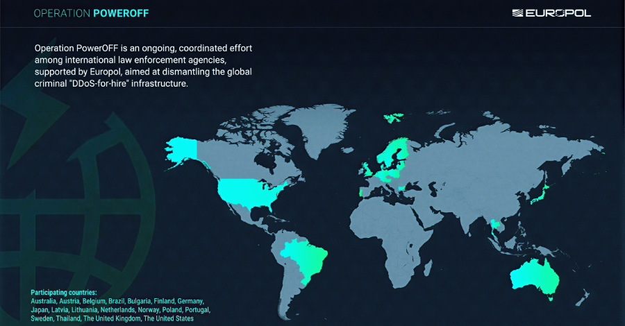 Operation PowerOFF Seizes 53 DDoS Domains, Exposes 3 Million Criminal Accounts